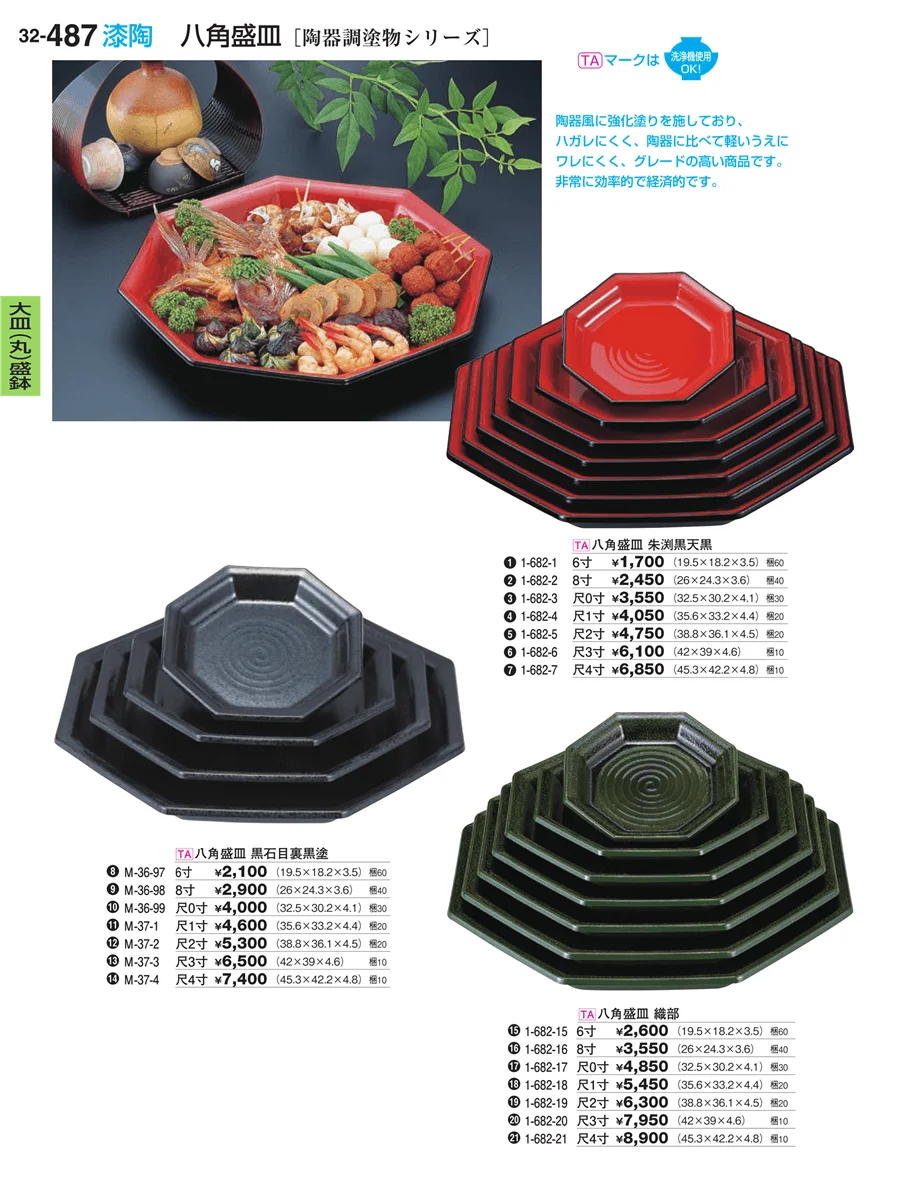大皿（丸）盛鉢 ページ487