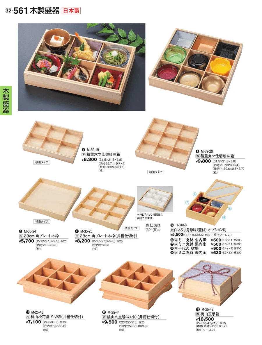 木製盛器 ページ561