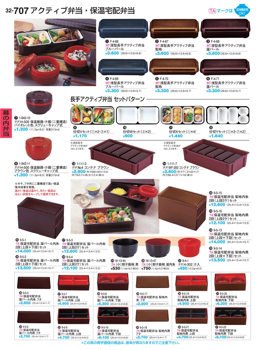 幕の内弁当 ページ707