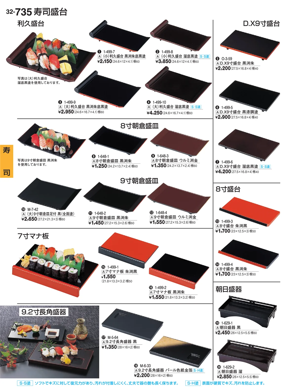 割烹漆器vol.32・ページ番号735・寿司