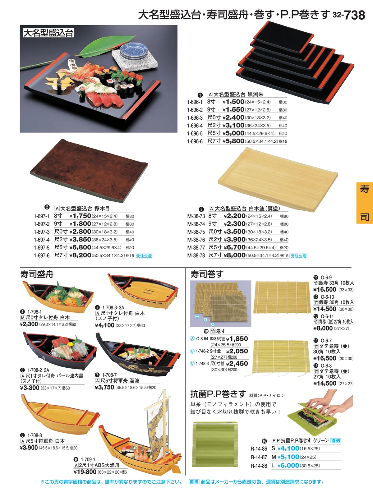 割烹漆器vol.32・ページ番号738・寿司