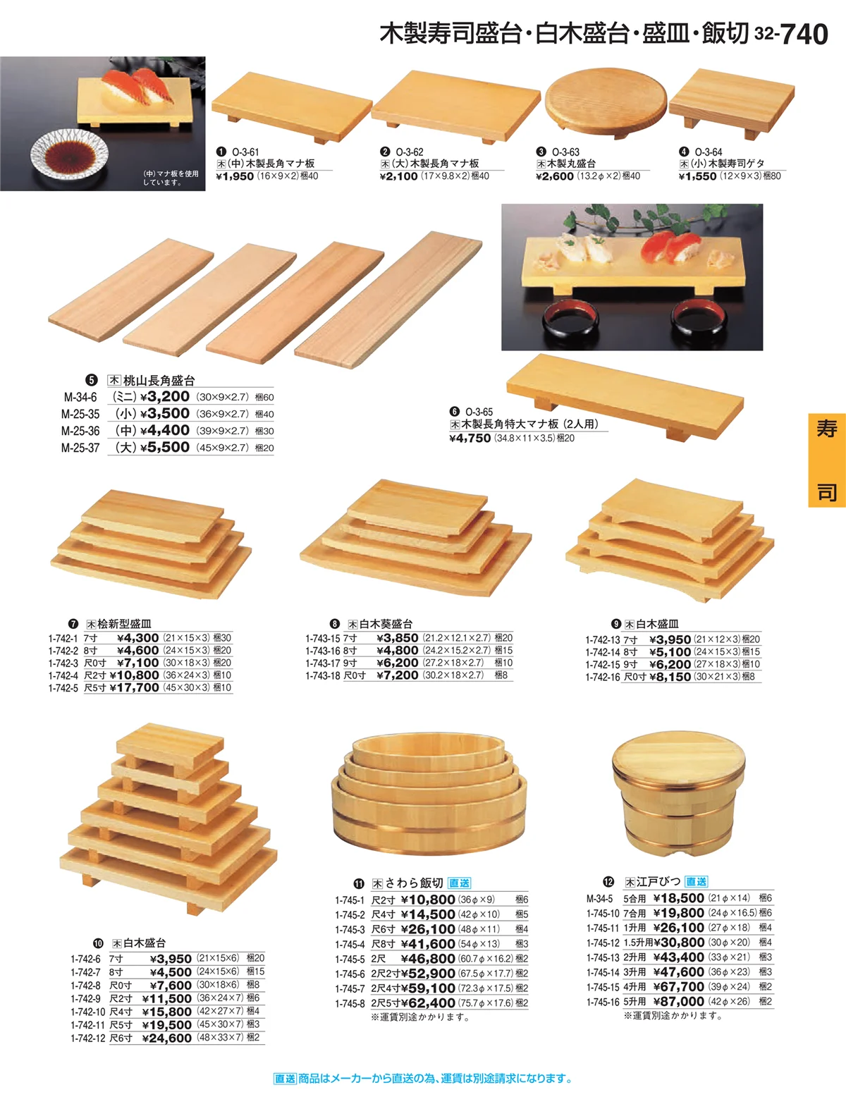 割烹漆器vol.32・ページ番号740・寿司