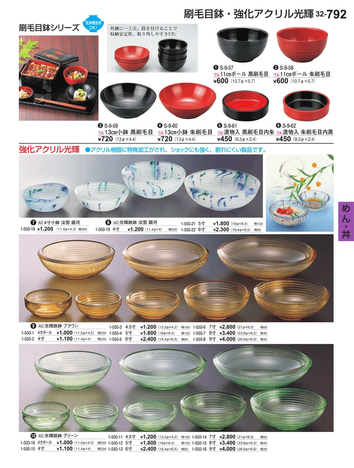 割烹漆器vol.32・ページ番号792・めん・丼