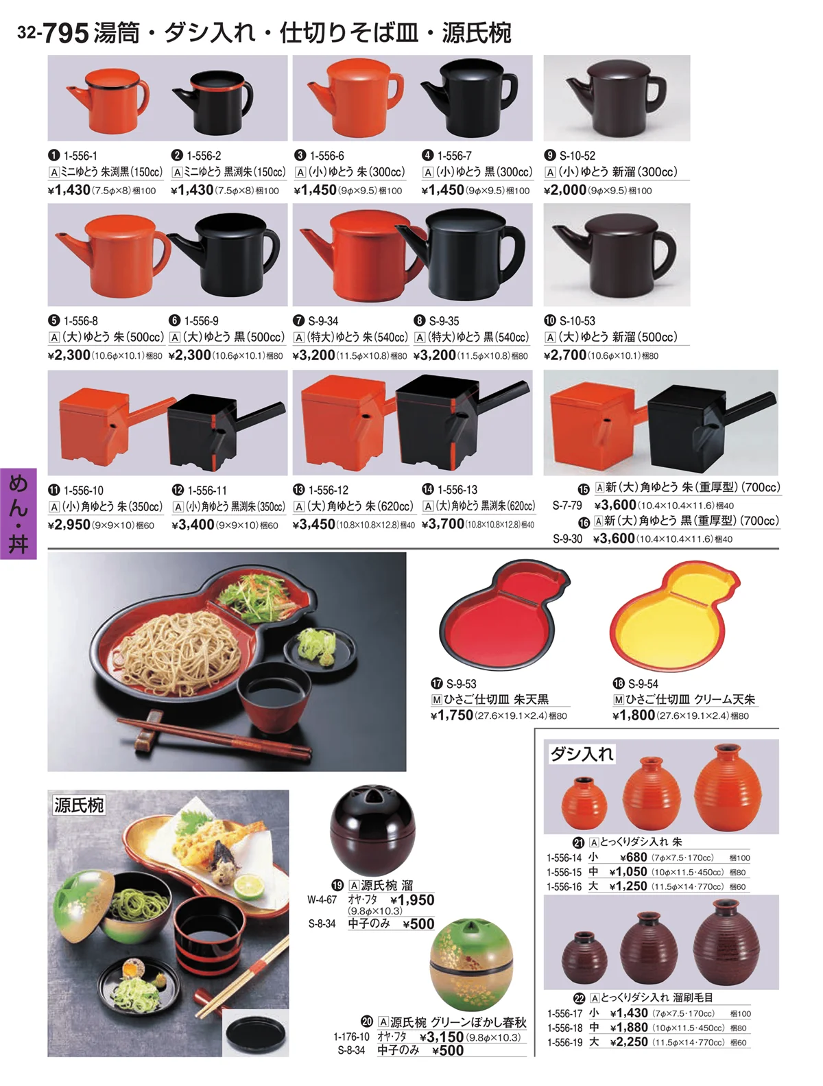 割烹漆器vol.32・ページ番号795・めん・丼