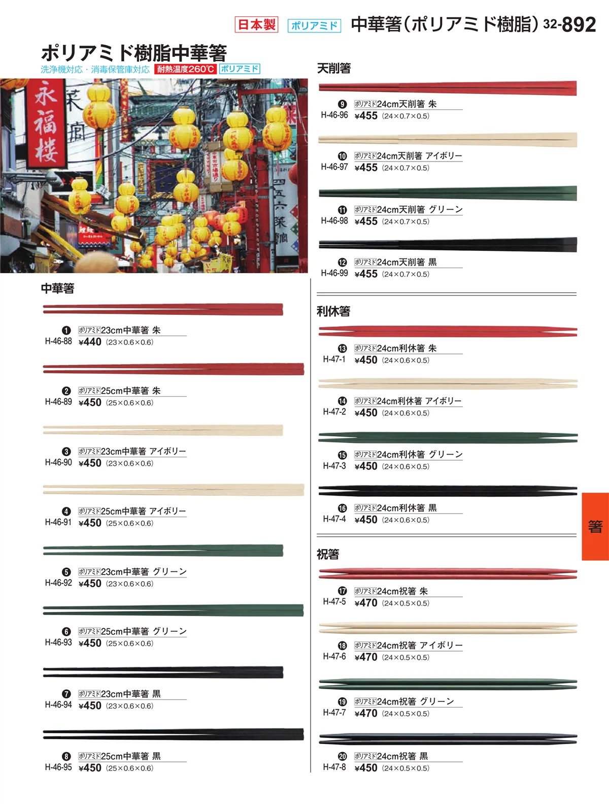 割烹漆器vol.32・ページ番号892・箸