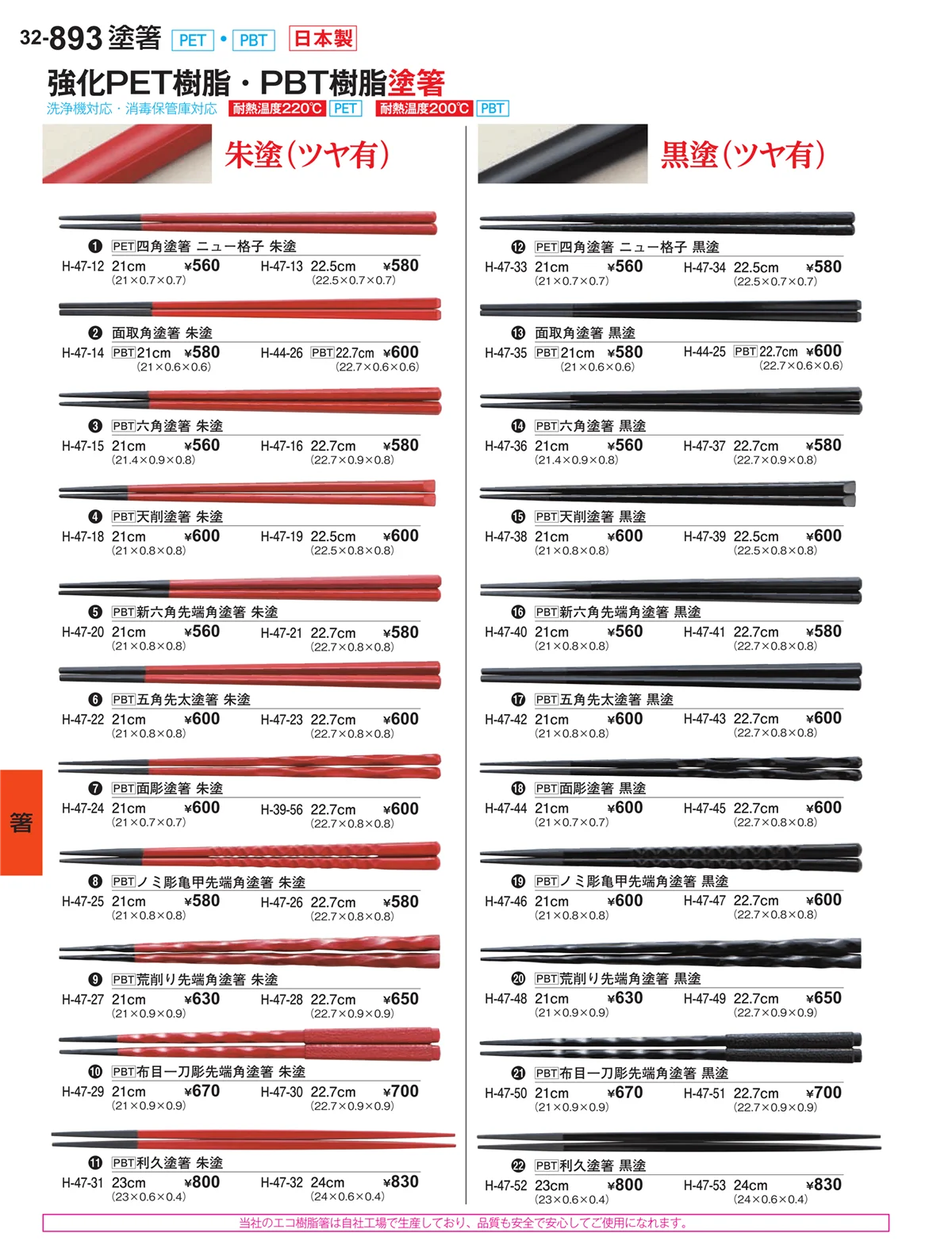 割烹漆器vol.32・ページ番号893・箸