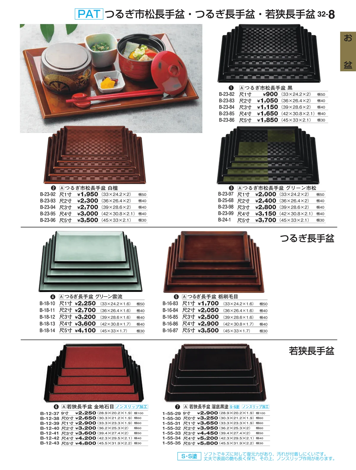 割烹漆器vol.32・ページ番号8・お盆