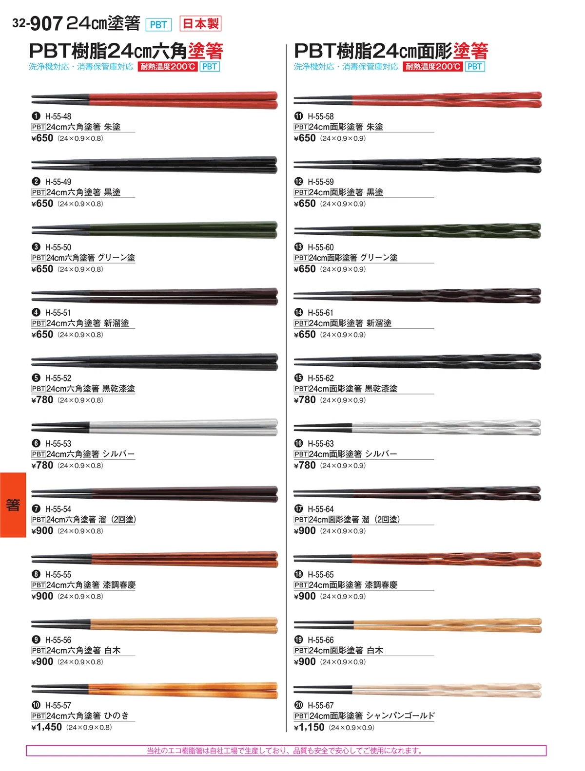 割烹漆器vol.32・ページ番号907・箸