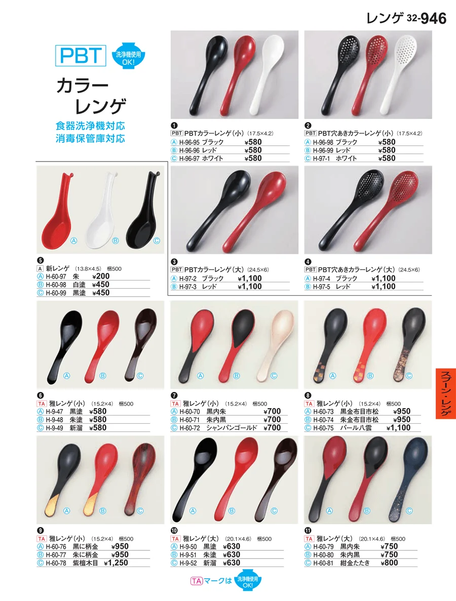 スプーン・レンゲ ページ946