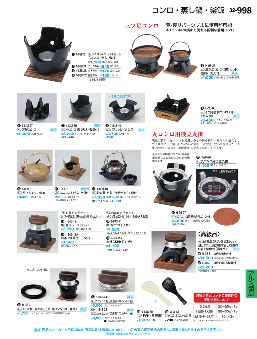 アルミ製品 ページ998