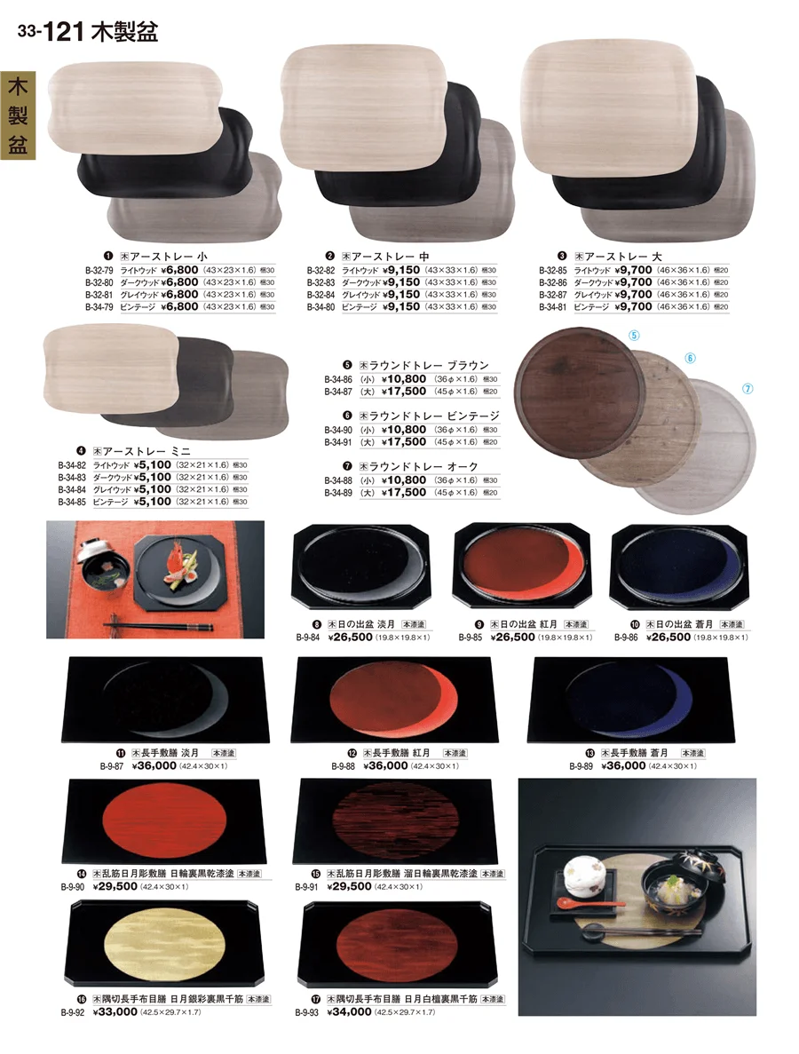 木製盆 ページ121
