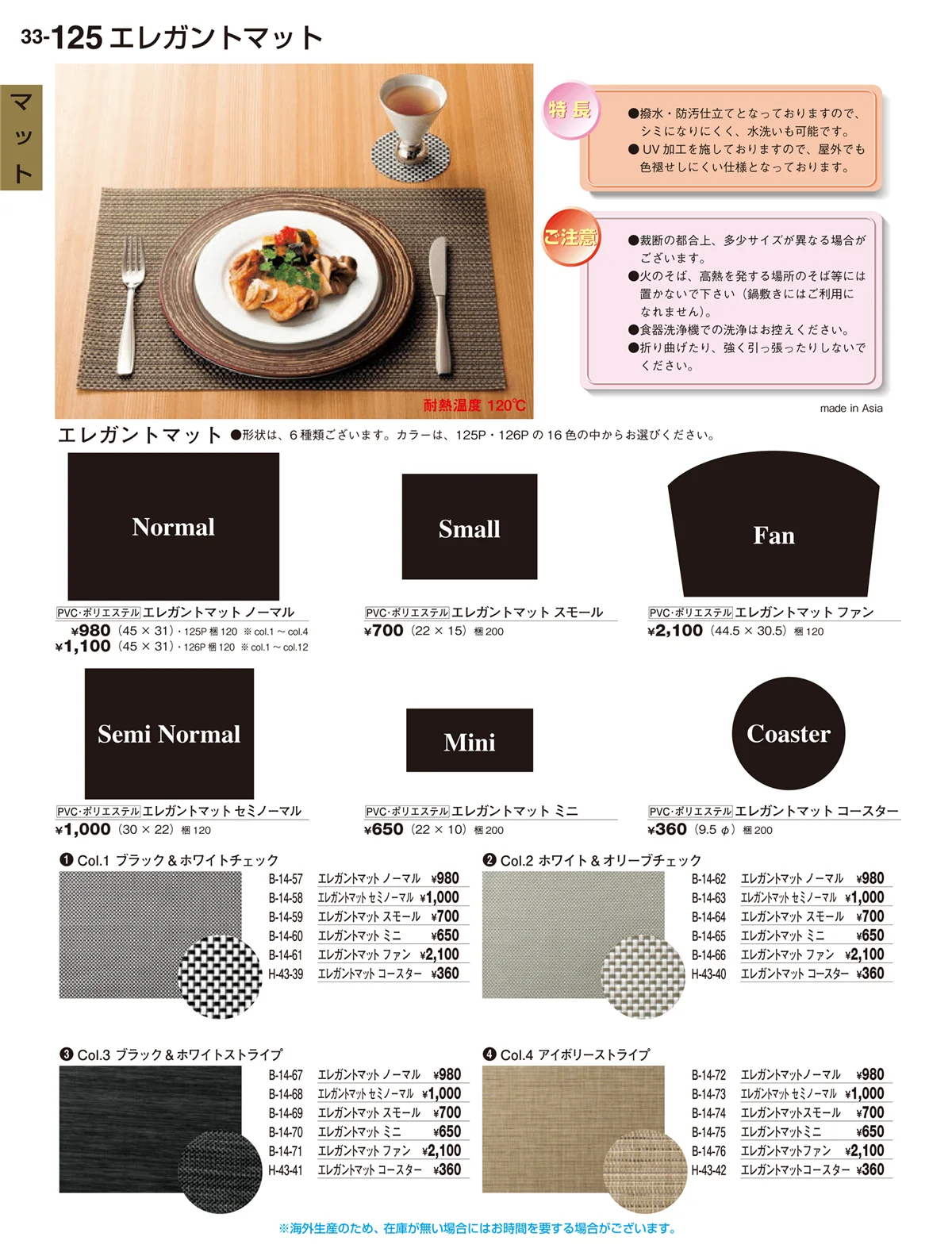 割烹漆器vol.33・ページ番号125・マット