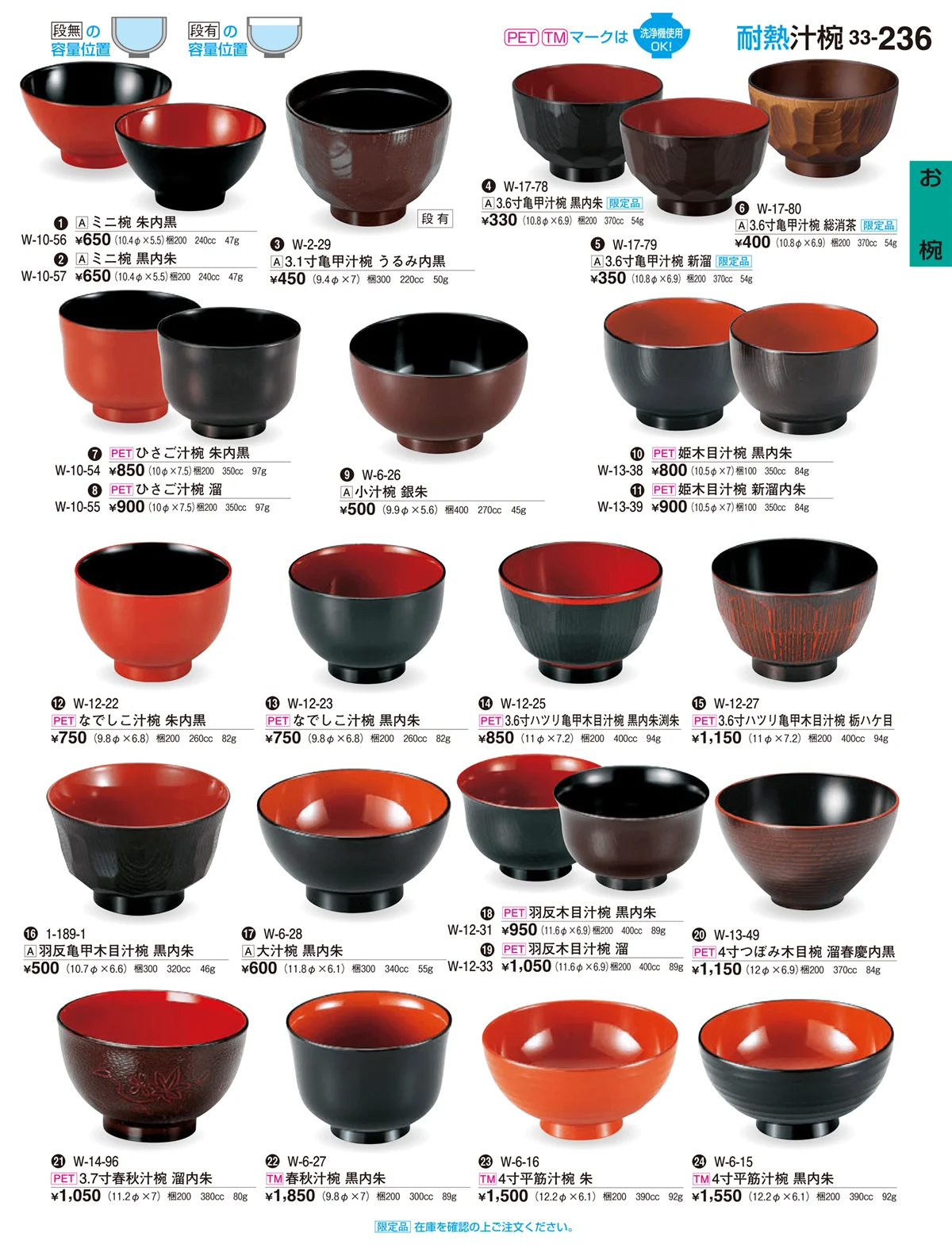 割烹漆器vol.33・ページ番号236・お椀