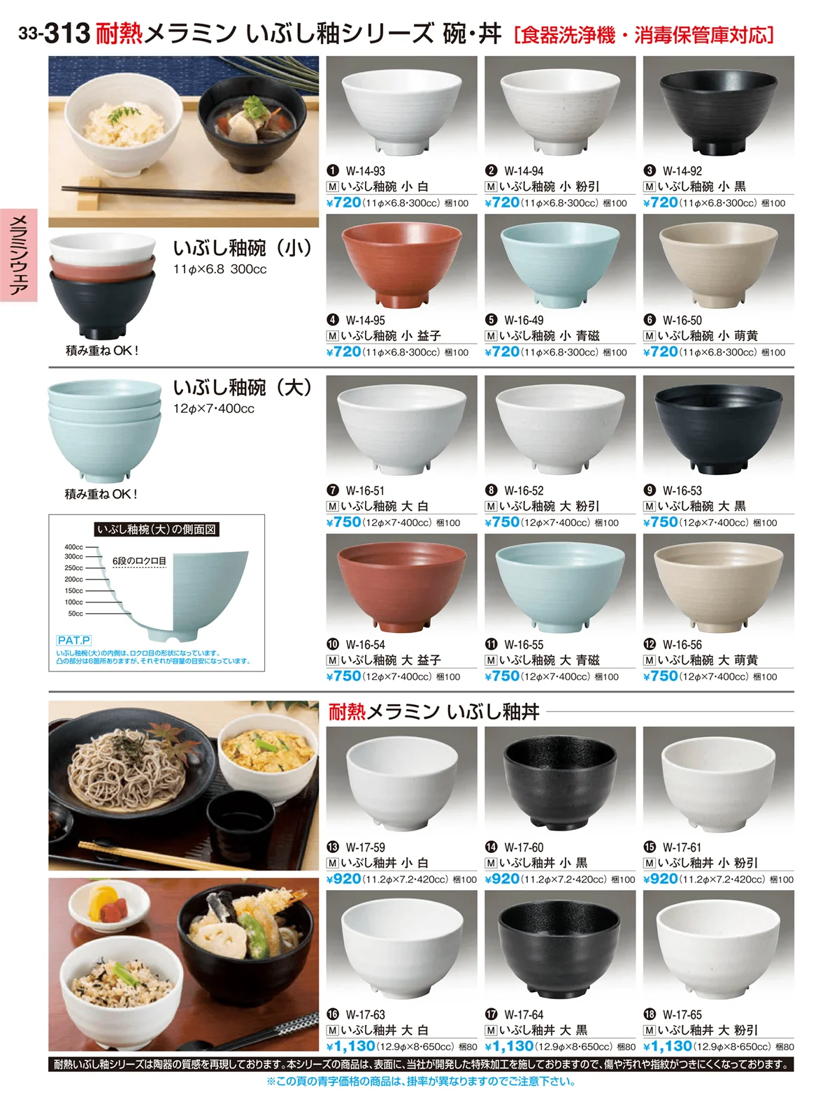 割烹漆器vol.33・ページ番号313・メラミンウェア