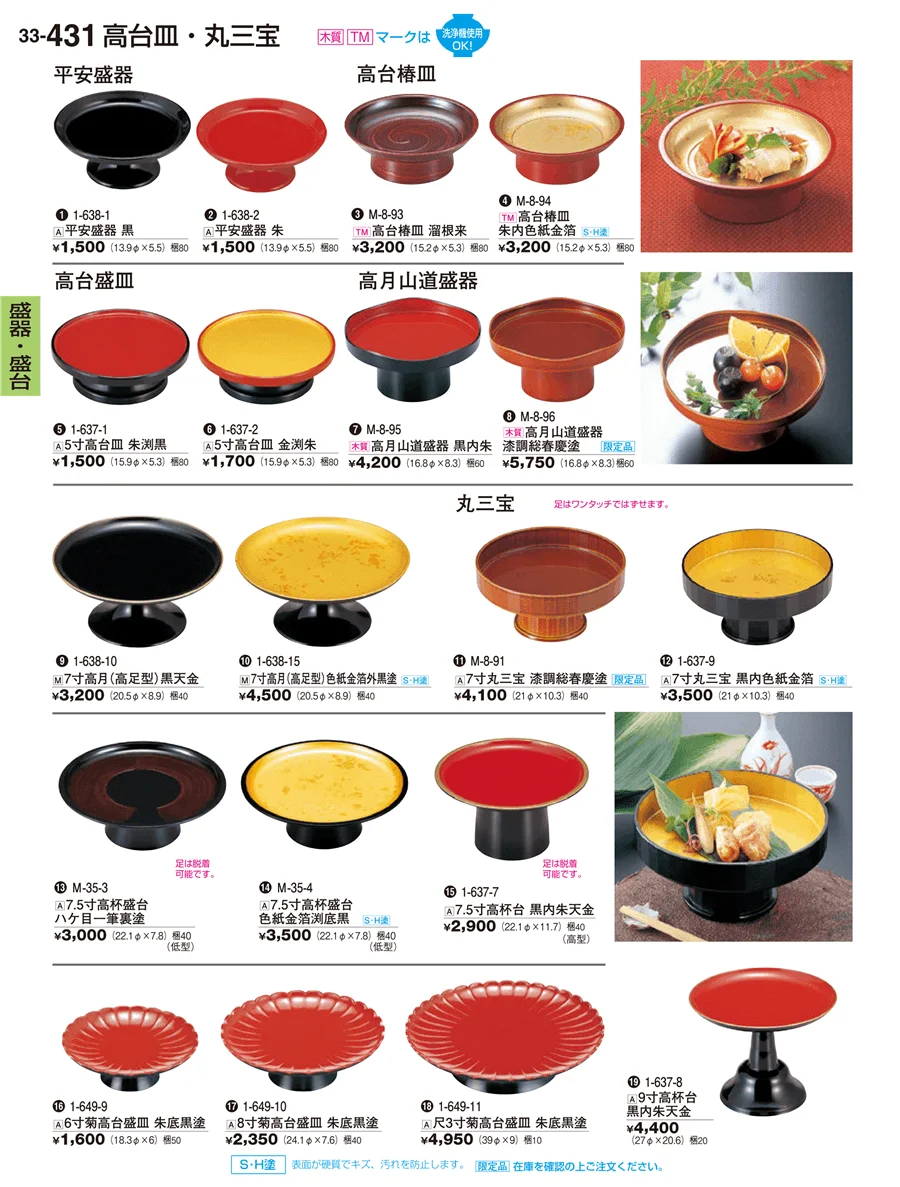 盛器・盛台 ページ431