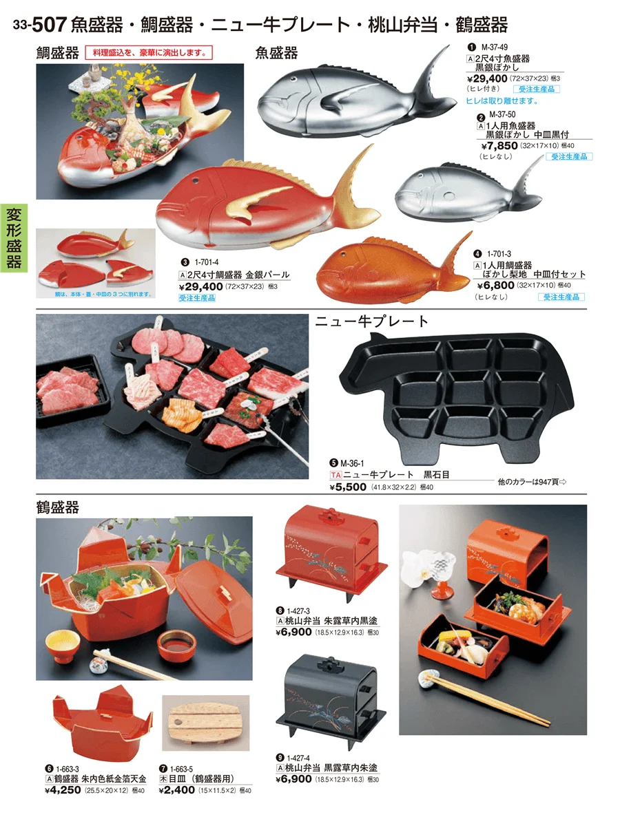 変形盛器 ページ507