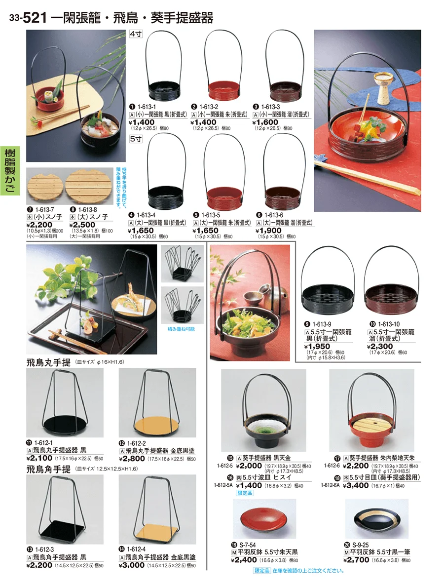 樹脂製かご ページ521