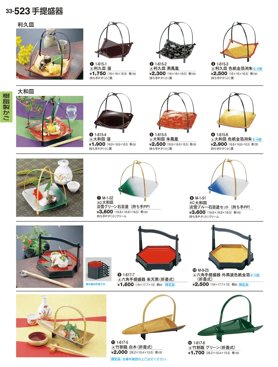 樹脂製かご ページ523