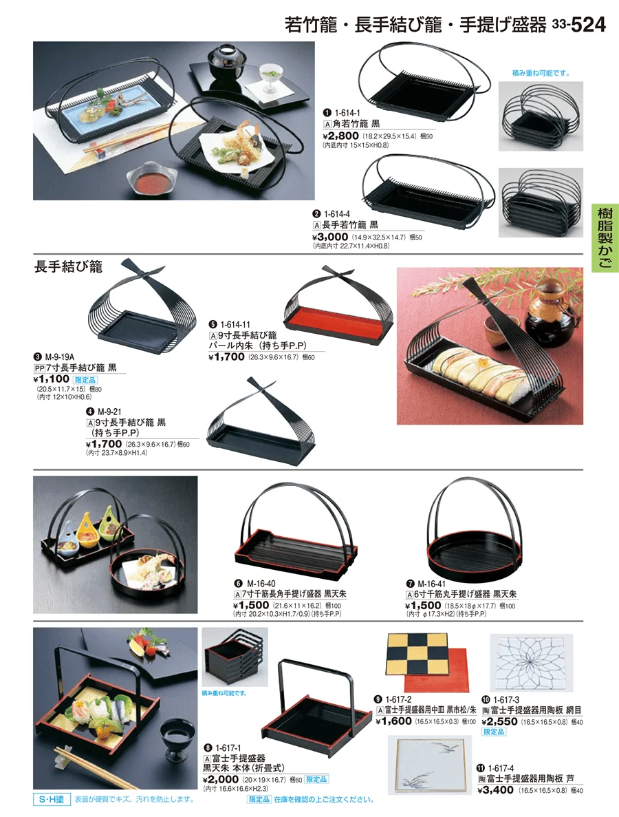 樹脂製かご ページ524