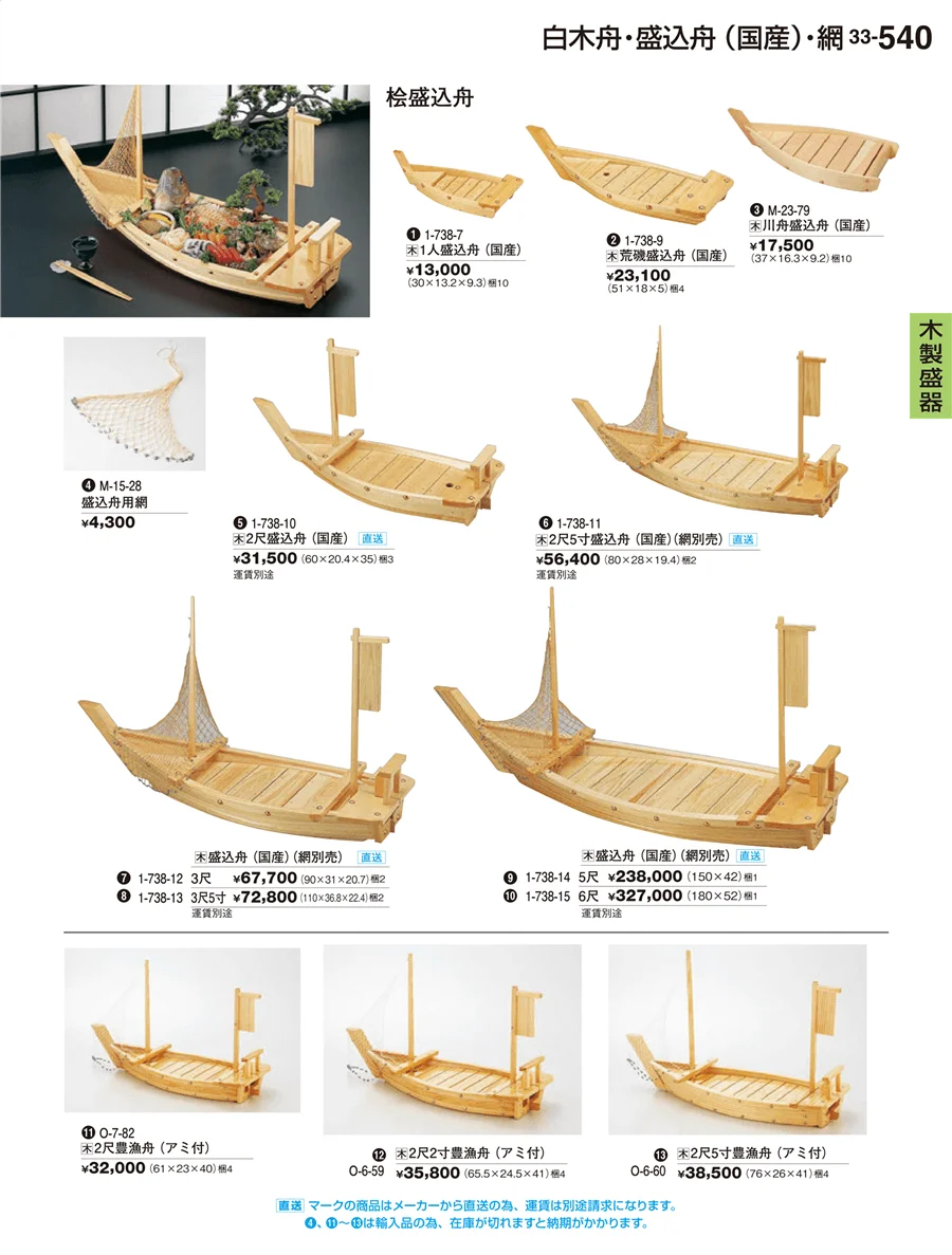 木製盛器 ページ540