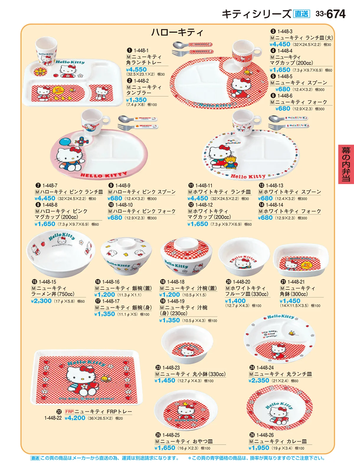 割烹漆器vol.33・ページ番号674・幕の内弁当