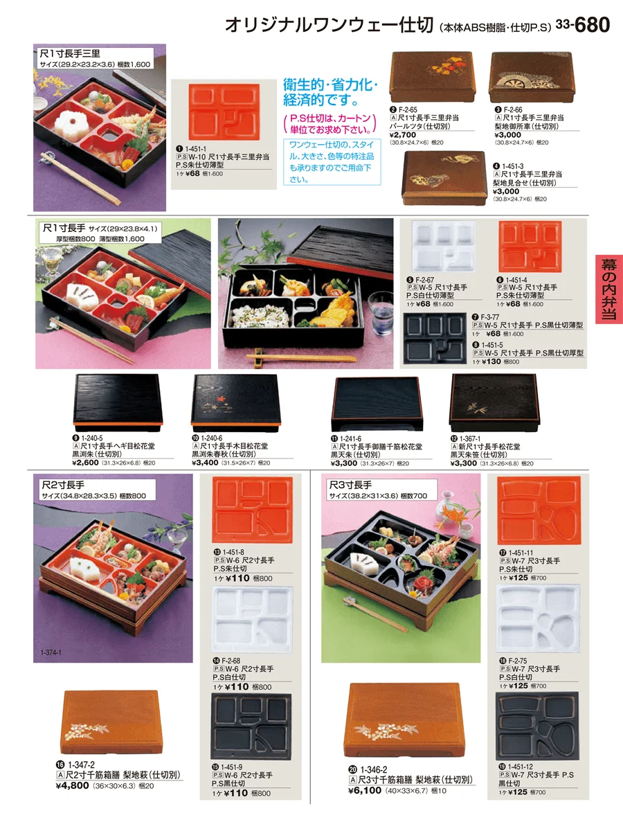 幕の内弁当 ページ680