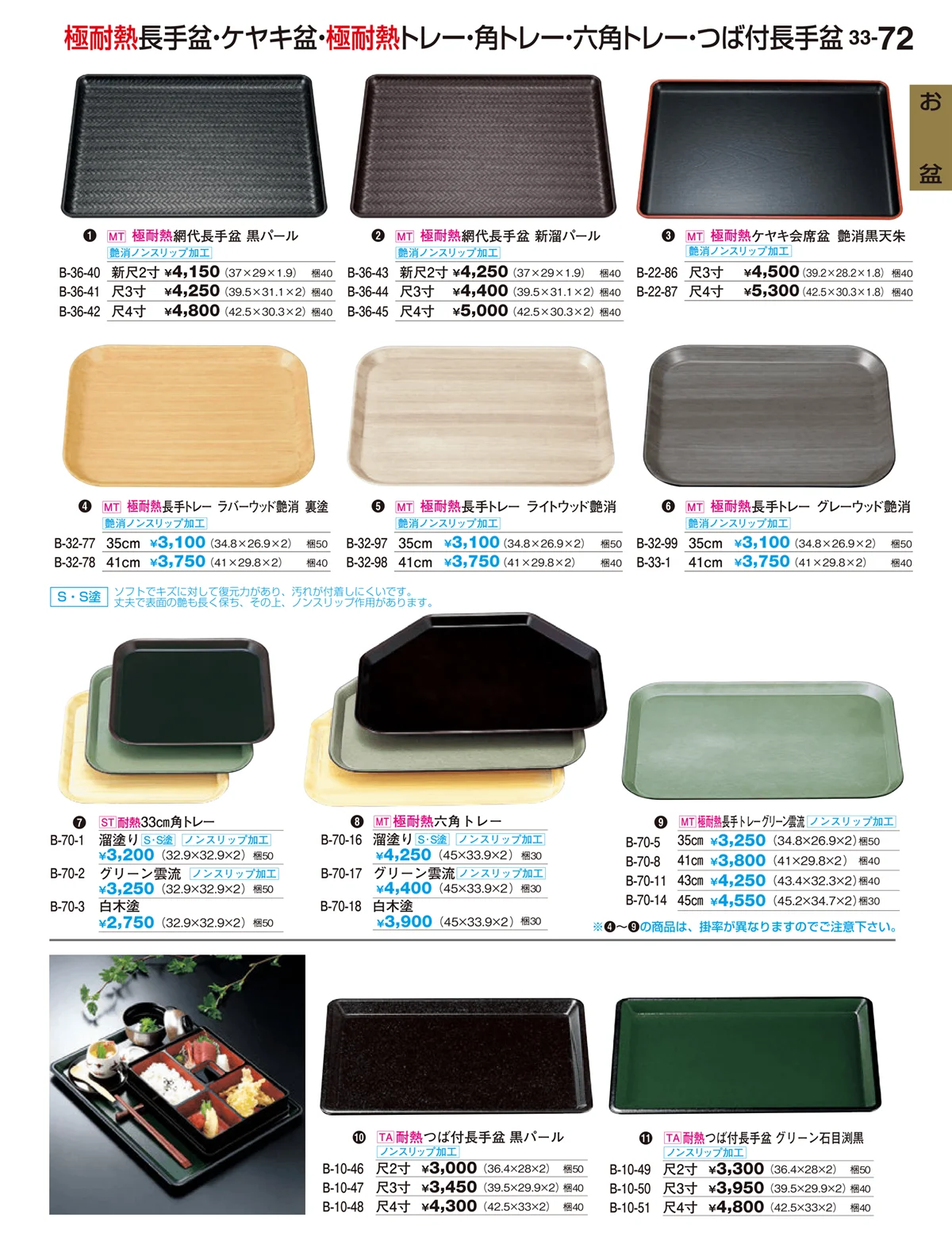 割烹漆器vol.33・ページ番号72・お盆