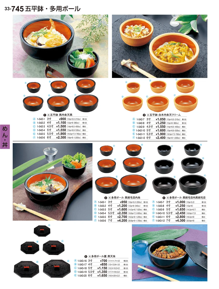 めん・丼 ページ745