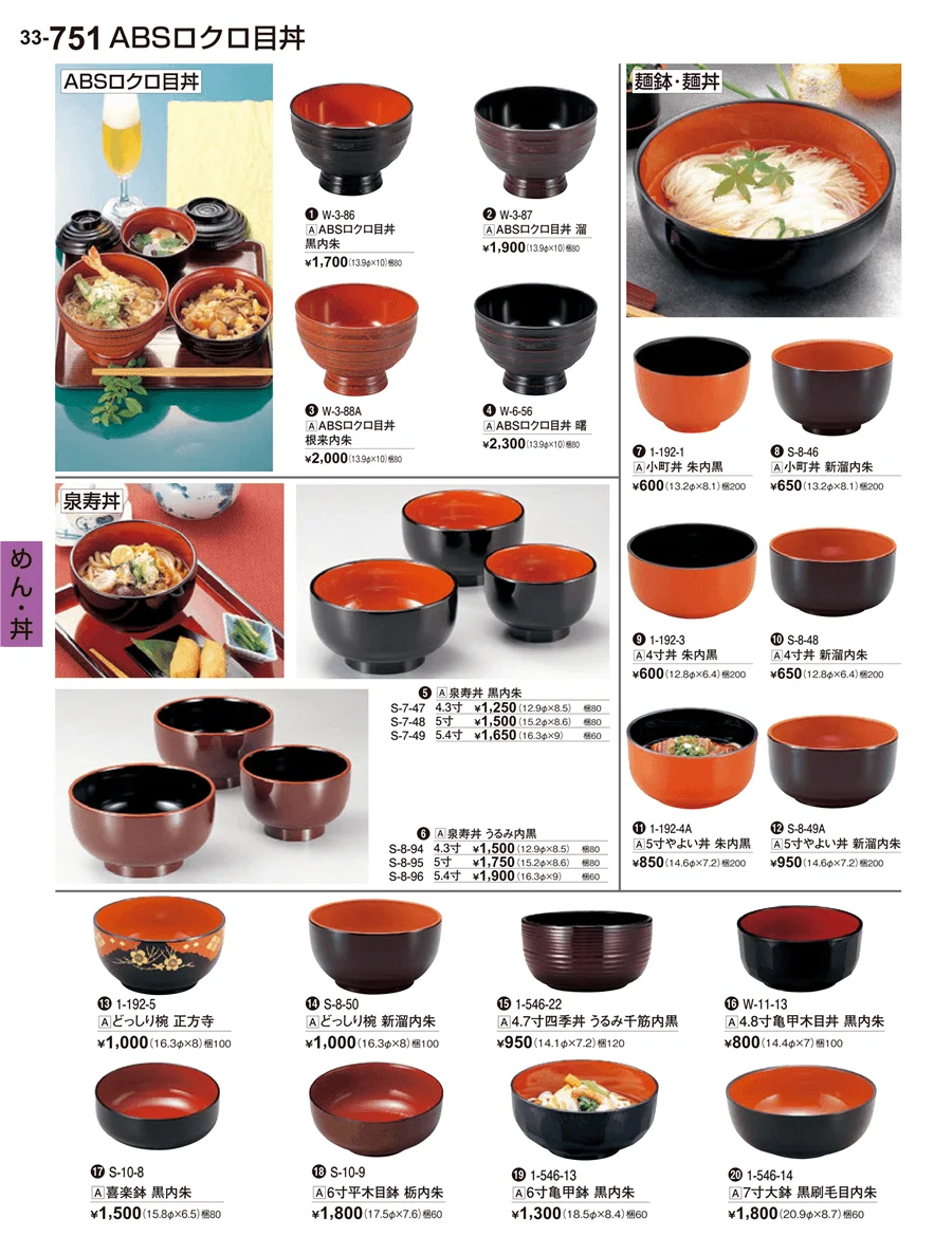 めん・丼 ページ751
