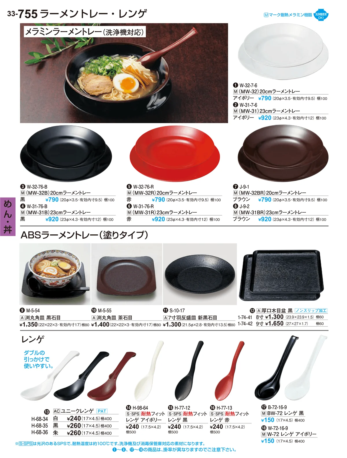 割烹漆器vol.33・ページ番号755・めん・丼