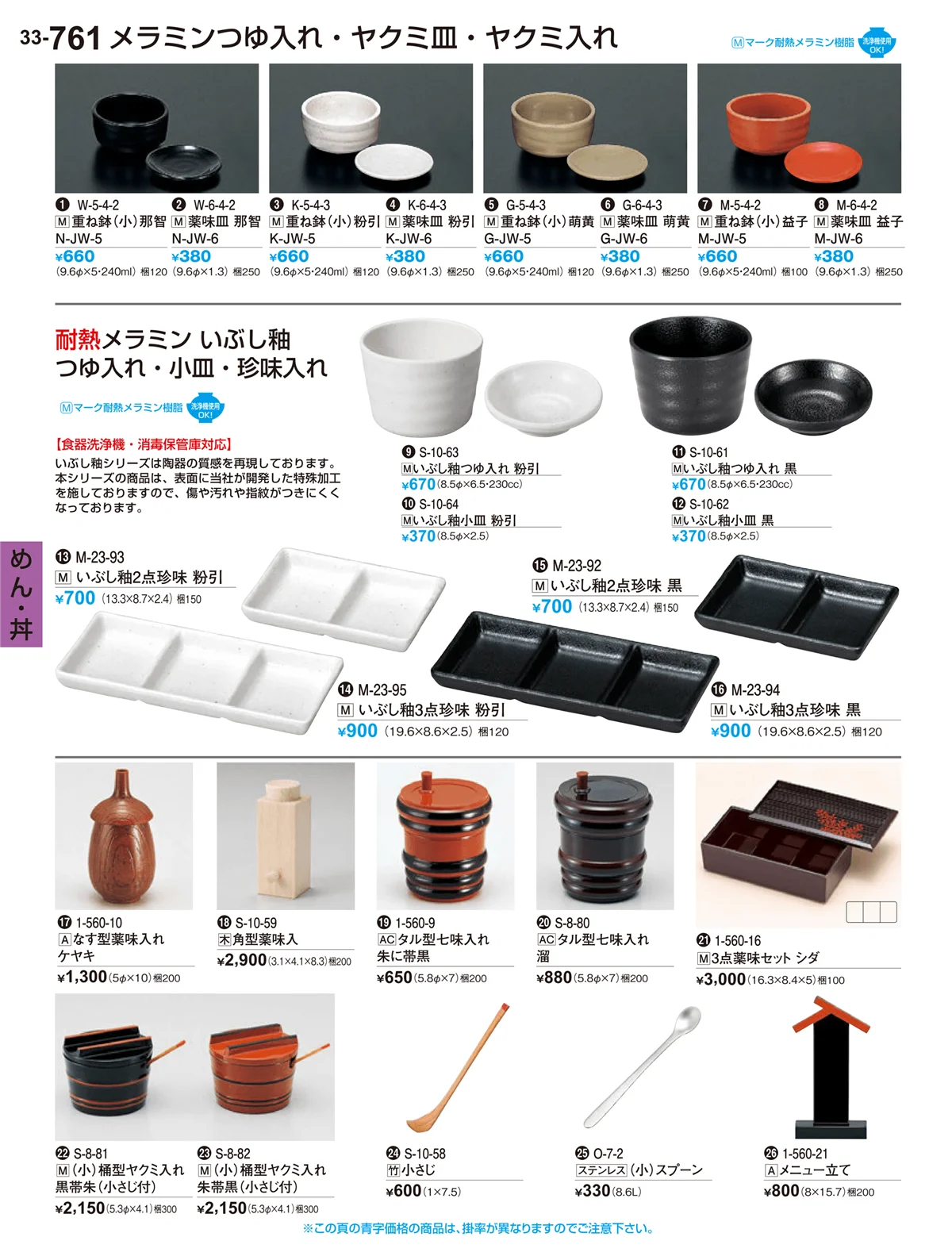 割烹漆器vol.33・ページ番号761・めん・丼
