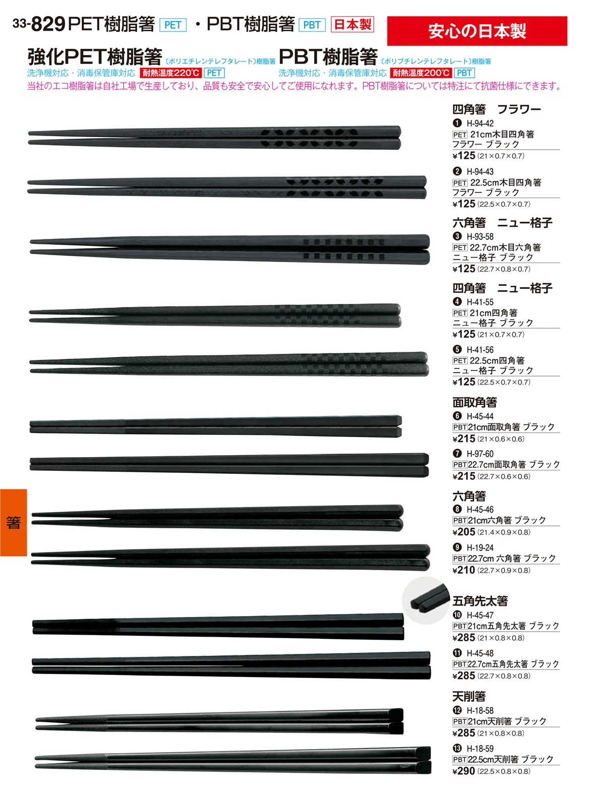 割烹漆器vol.33・ページ番号829・箸