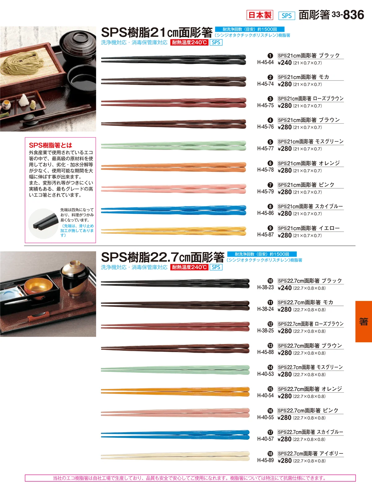 割烹漆器vol.33・ページ番号836・箸