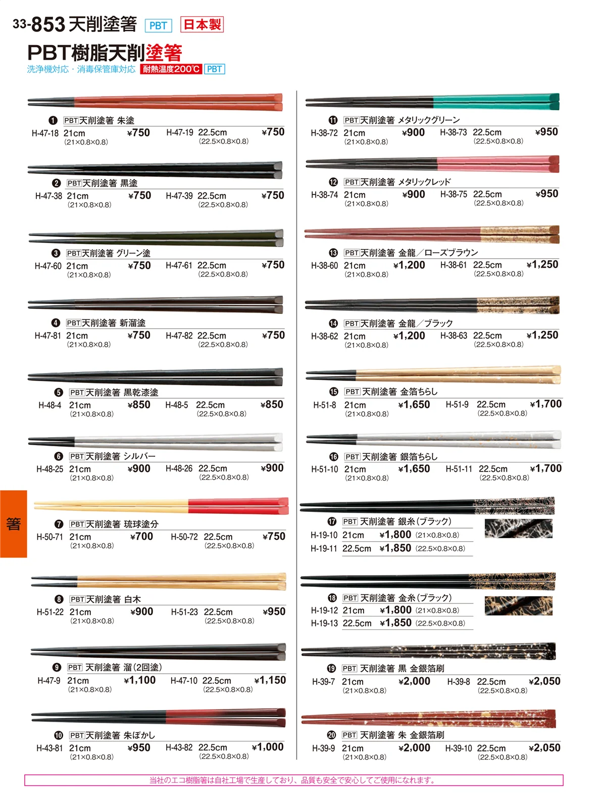 割烹漆器vol.33・ページ番号853・箸