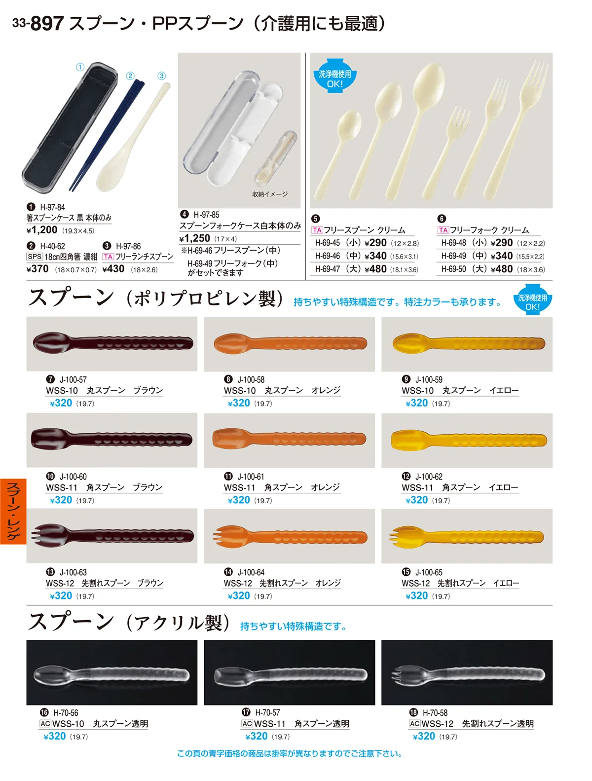 割烹漆器vol.33・ページ番号897・スプーン・レンゲ