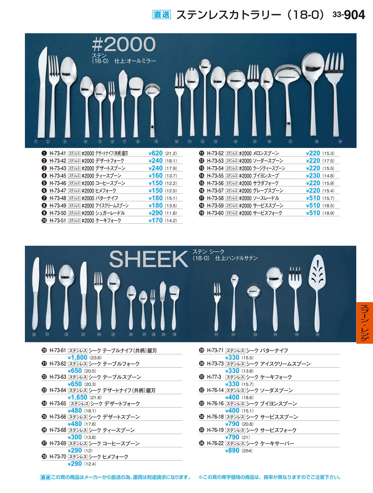 割烹漆器vol.33・ページ番号904・スプーン・レンゲ