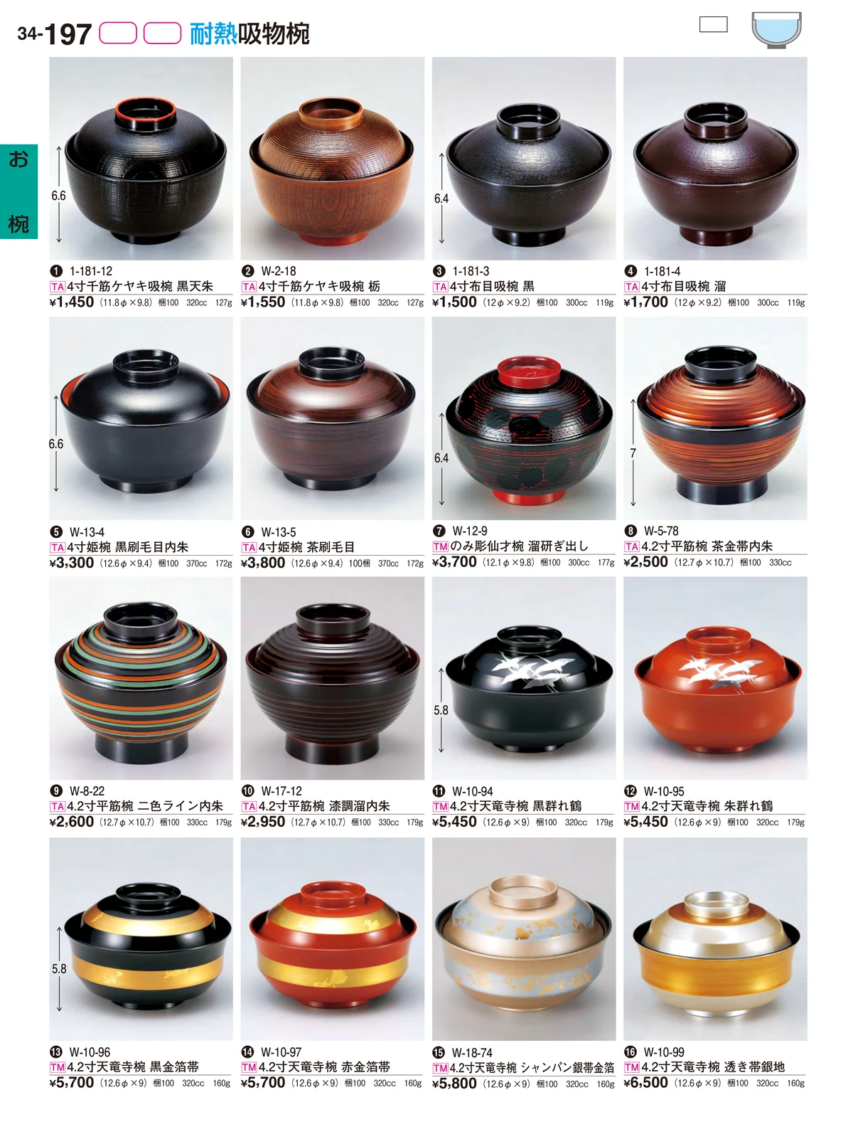 割烹漆器vol.34・ページ番号197・お椀