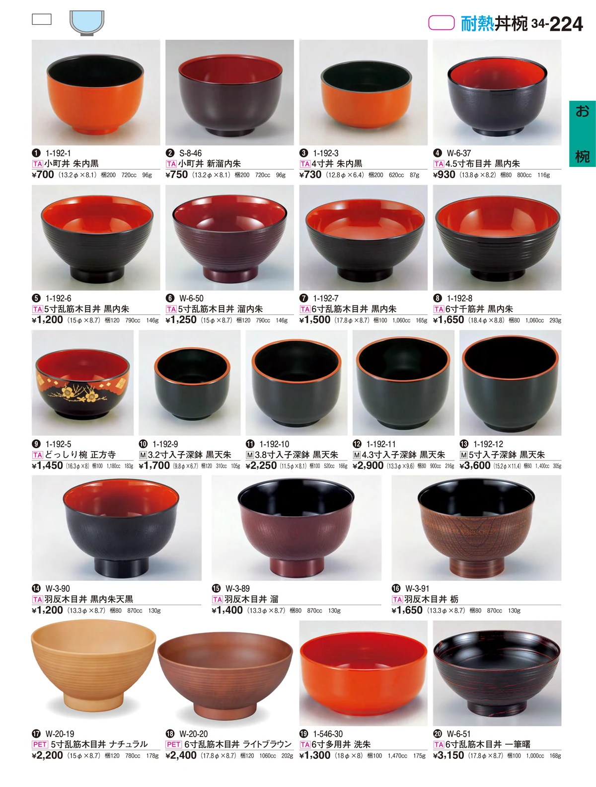 割烹漆器vol.34・ページ番号224・お椀