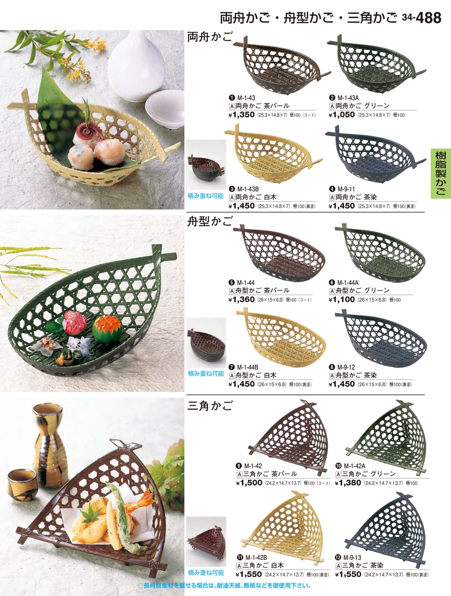 樹脂製かご ページ488