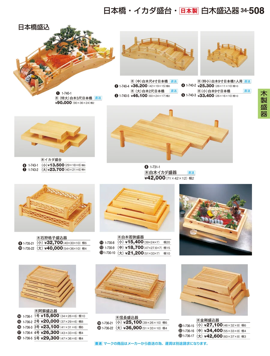 木製盛器 ページ508