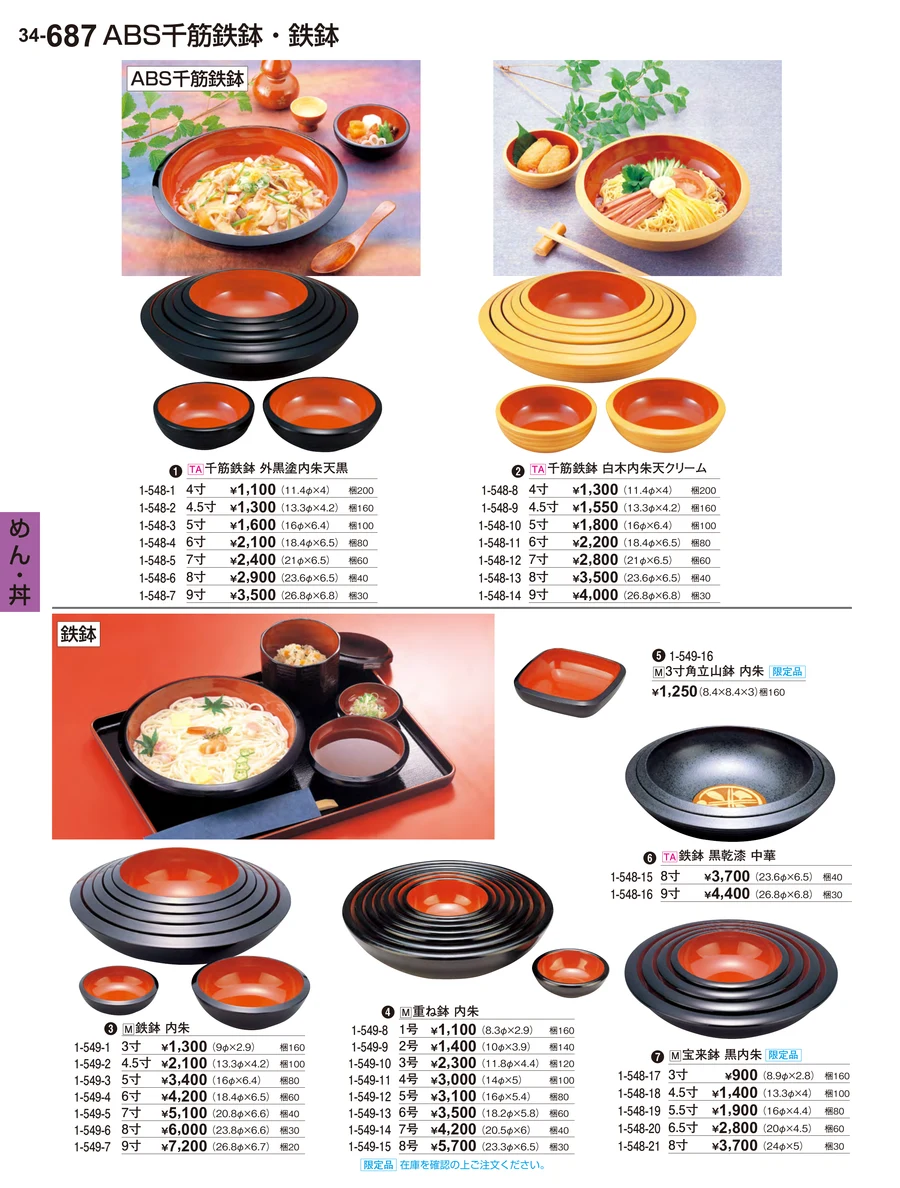 めん・丼 ページ687