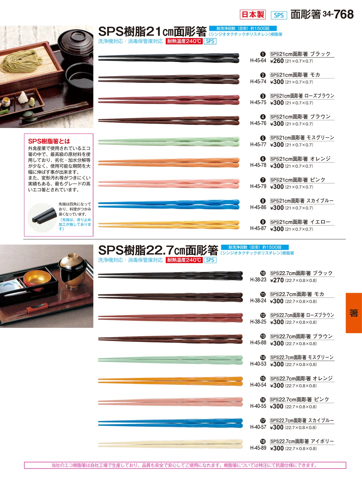 割烹漆器vol.34・ページ番号768・箸