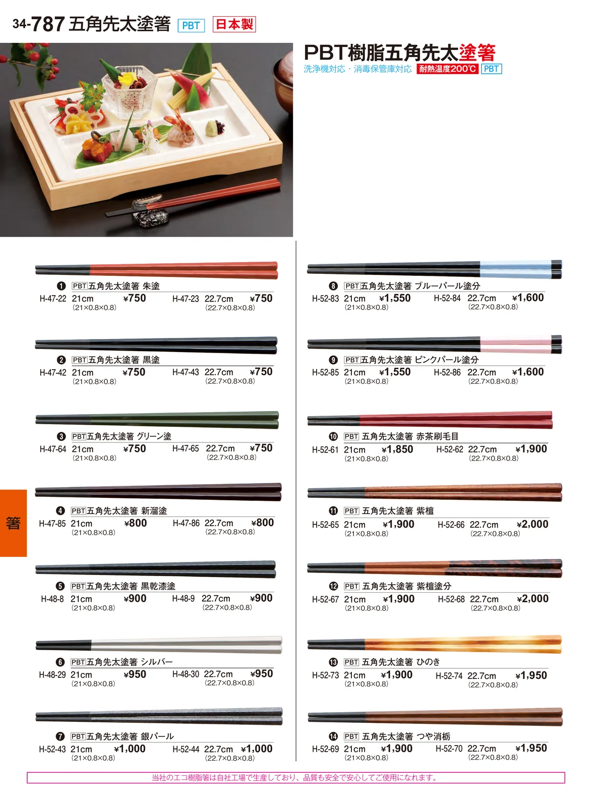 割烹漆器vol.34・ページ番号787・箸