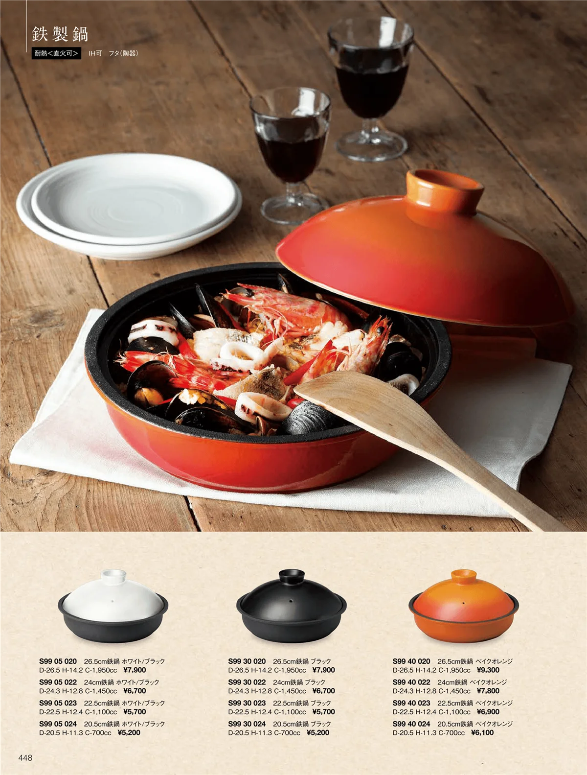 ORIGINAL_TABLEWARE_vol.22・ページ番号448・鉄製鍋/鉄板