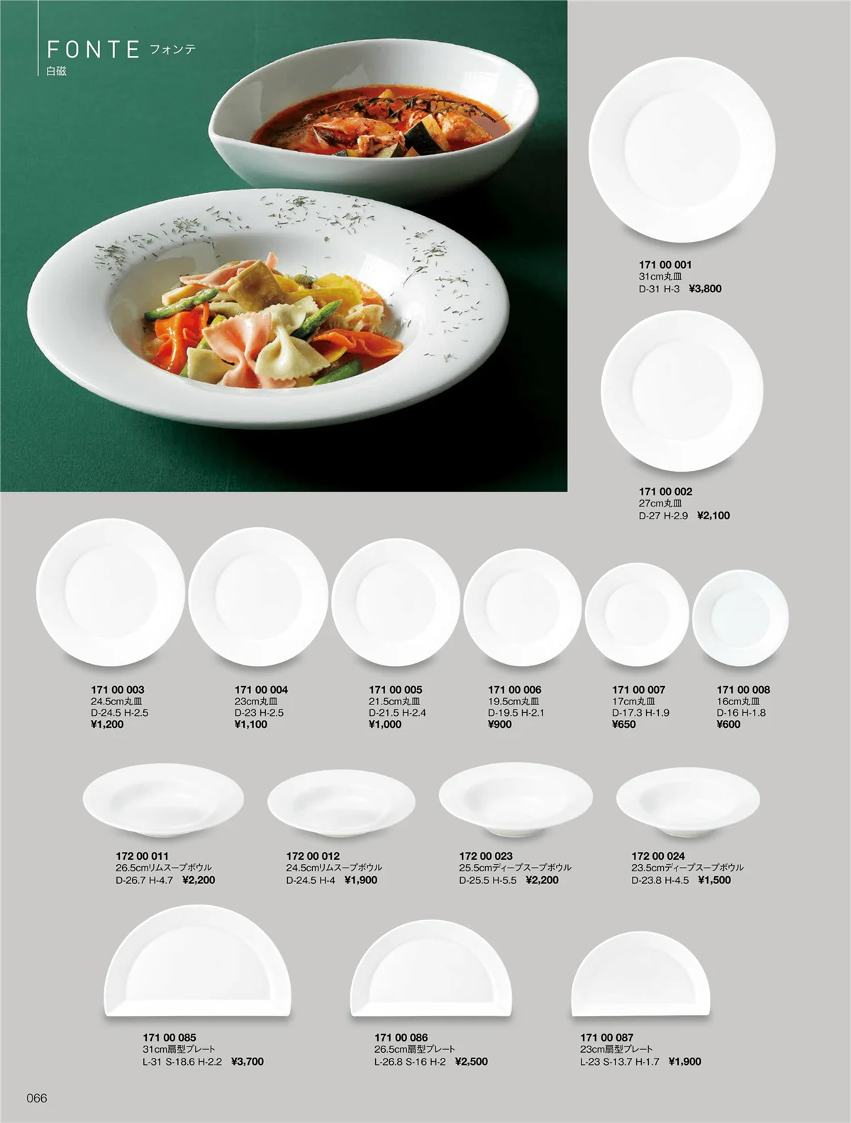 ORIGINAL_TABLEWARE_vol.22・ページ番号66・プラージュ/リーバイ/フォンテ/スレートプレート/マーレ