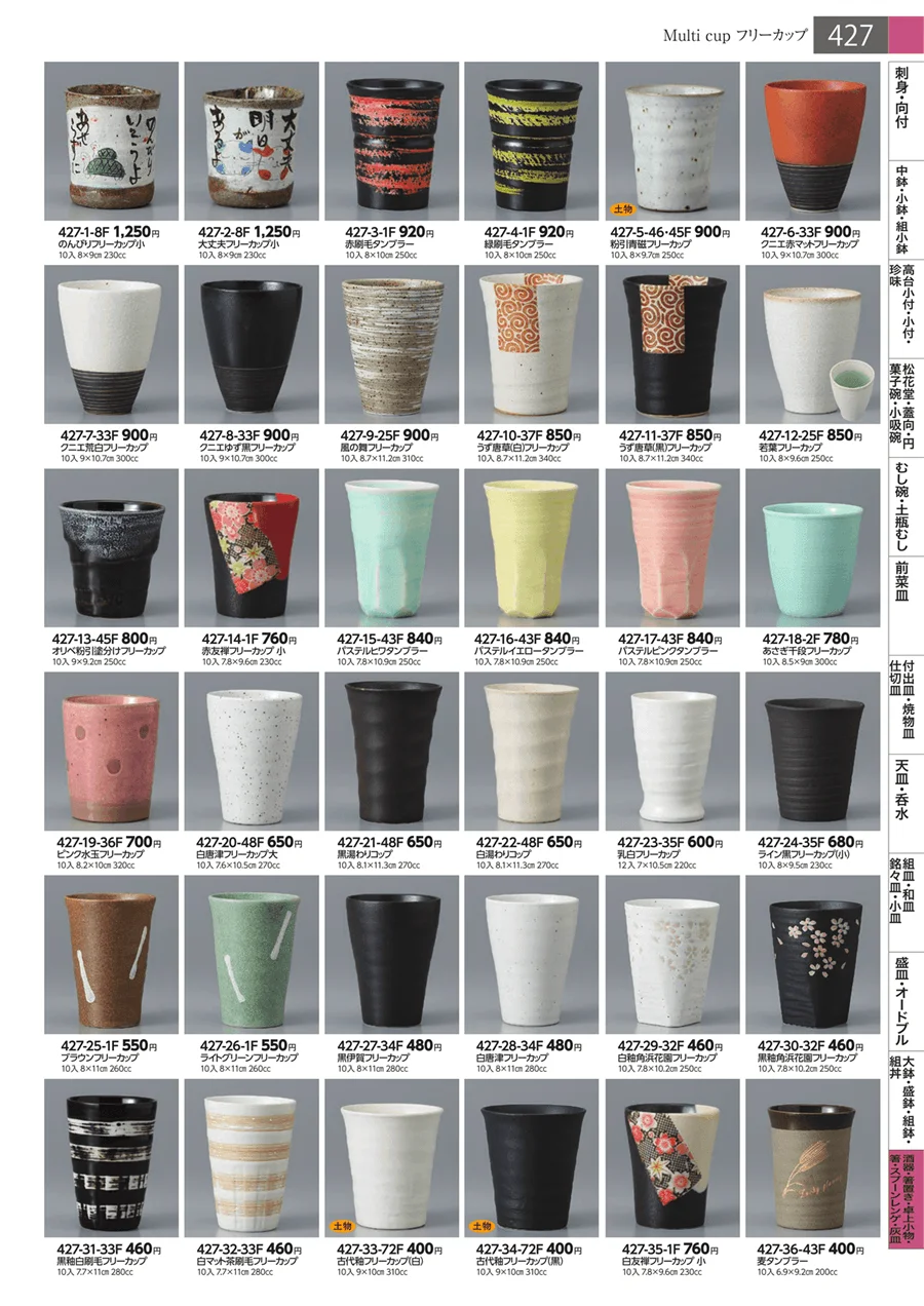 酒器 ページ427