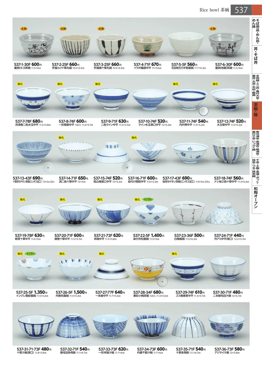茶碗・睦 ページ537