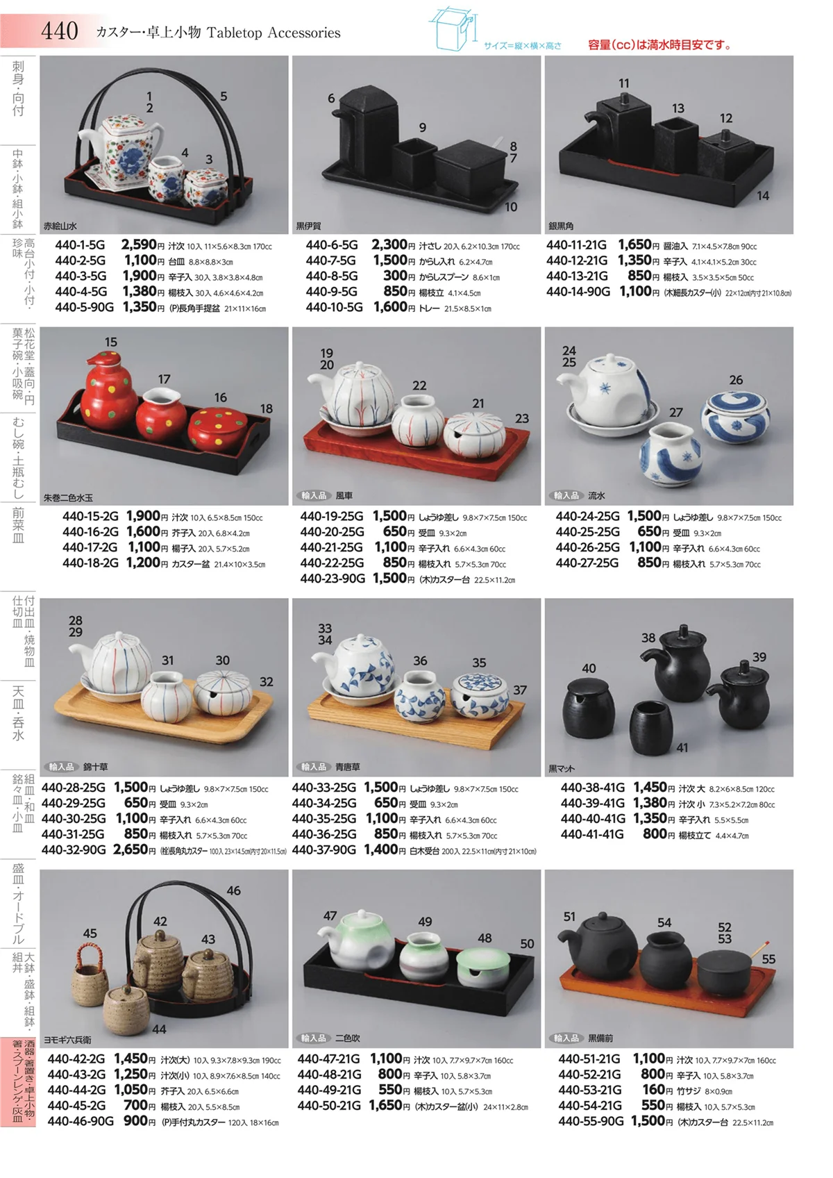 みやび街道vol.3・ページ番号440・酒器・箸置き・卓上小物・箸・スプーンレンゲ・灰皿