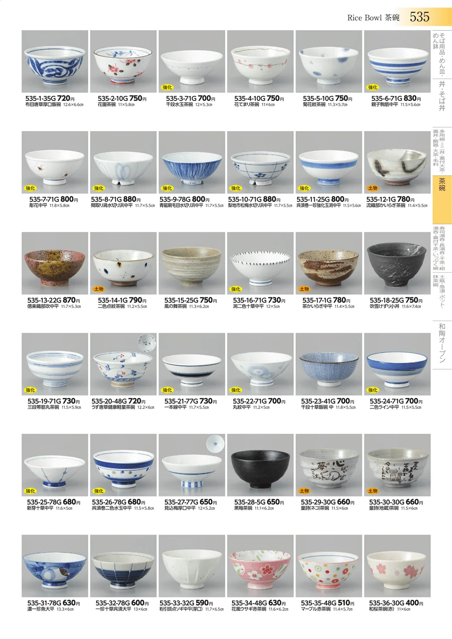 茶碗 ページ535