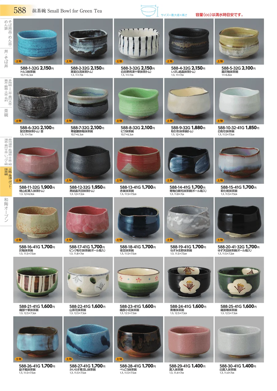 土瓶・急須・ポット・抹茶碗 ページ588